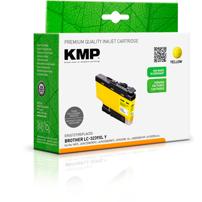Artikelbild 2 für KMP gelb Druckerpatrone kompatibel zu brother LC-3239XLY, Artikelnummer 464119
