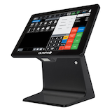 Artikelbild 1 für OLYMPIA Registrierkasse TS10 inkl. eingebautem Scanner (ohne TSE-Lizenz) schwarz, Artikelnummer 630097