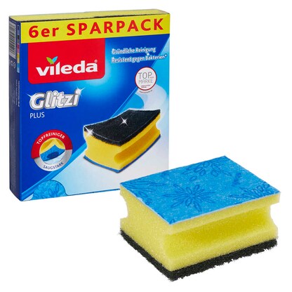 Artikelbild für vileda Glitzi plus Topfreiniger, 6 St., Artikelnummer 137891