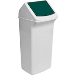 Artikelbild 1 für DURABLE Durabin Flip 40 Mülleimer 40,0 l weiß, 1 St., Artikelnummer 681544