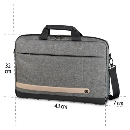 Artikelbild 7 für hama Laptoptasche Terra Kunstfaser grau 196601 bis 39,6 cm (15,6 Zoll), Artikelnummer 500502