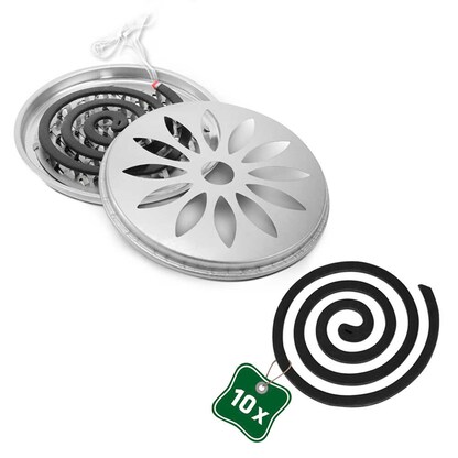 Artikelbild für GARDIGO Räucherbox Citronella silber, 1 Set, Artikelnummer 796739