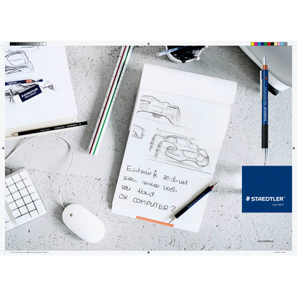 Artikelbild 3 für STAEDTLER MARSMICRO Druckbleistift blau HB 0,9 mm, 1 St., Artikelnummer 125633