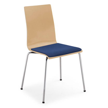 Artikelbild 2 für Nowy Styl Schalenstühle Cafe VII buche, blau Holz, 4 St., Artikelnummer 477758