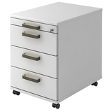 Artikelbild 1 für HAMMERBACHER Savona Rollcontainer weiß 4 Auszüge 42,8 x 58,0 x 59,0 cm, Artikelnummer 640793