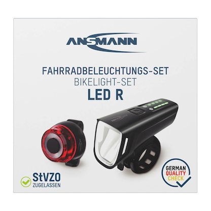 Artikelbild 12 für ANSMANN LED Fahrradbeleuchtung schwarz, 1 St., Artikelnummer 105918