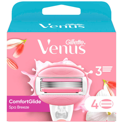 Artikelbild für Gillette Venus Comfortglide Spa Breeze Rasierklingen 4 St., Artikelnummer 585586