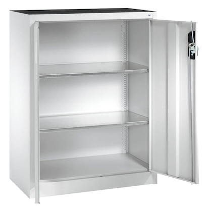 Artikelbild für CP Stahlschrank 8520-000 S10093 lichtgrau 2 Fachböden 93,0 x 40,0 x 120,0 cm, aufgebaut, 1 St., Artikelnummer 414084