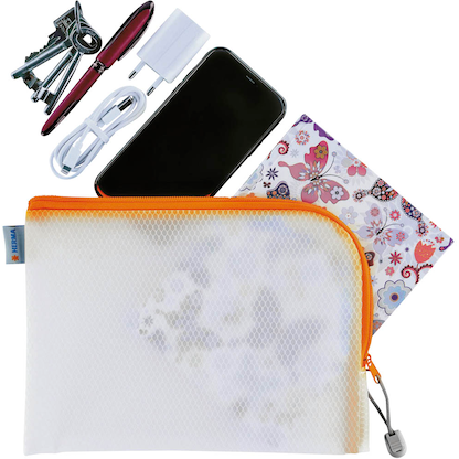 Artikelbild 4 für HERMA Reißverschlussbeutel DIN A5 transparent/orange, 1 St., Artikelnummer 555082