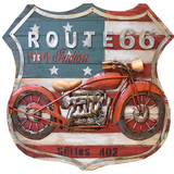 Artikelbild 1 für Garden Pleasure Wandbild 3D Motorrad, Metall, Artikelnummer 543738