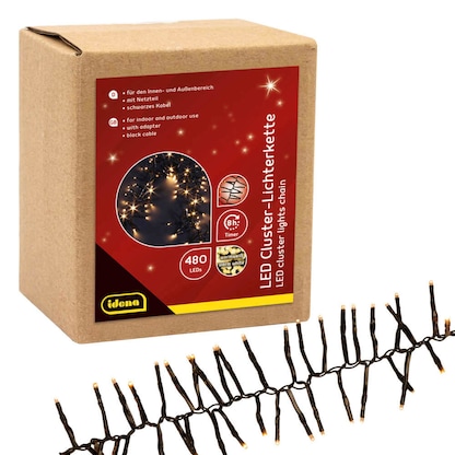 Artikelbild für Idena 480er LED Lichterkette schwarz 14,5 m, 1 St., Artikelnummer 676553