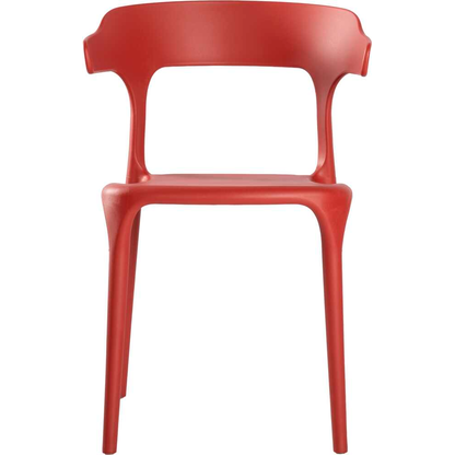 Artikelbild für LÜLLMANN Besucherstuhl 230813 rostrot Kunststoff, 1 St., Artikelnummer 791059