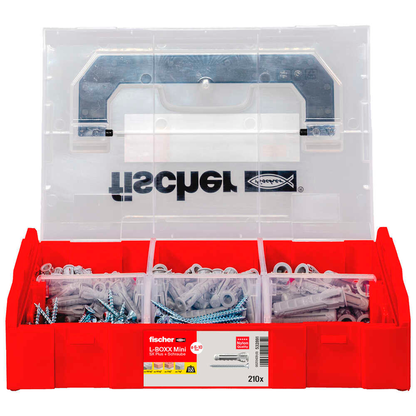 Artikelbild 2 für fischer L-Boxx mini SX Plus 532891 Dübel- und Schrauben-Sortiment, 210-teilig, Artikelnummer 479707