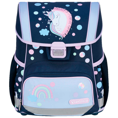 Artikelbild 2 für herlitz Schulranzen-Set Loop Plus Unicorn Dreams Kunstfaser grün, Artikelnummer 556328