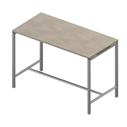 Artikelbild für Quadrifoglio Stehtisch Creo beton rechteckig, 4-Fuß-Gestell alu, 160,0 x 80,0 x 107,0 cm, Artikelnummer 670012