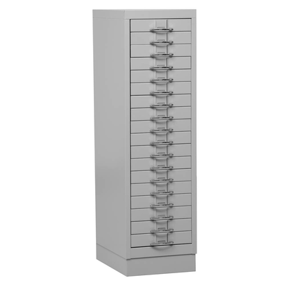 Artikelbild für Gürkan Schubladenschrank lichtgrau 18 Schubladen 30,0 x 40,0 x 105,0 cm, 1 St., Artikelnummer 564760