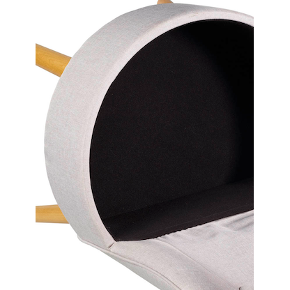 Artikelbild 3 für Echtwerk Sessel Vince hellgrau buche Stoff 42,0 x 42,0 x 71,0 cm, 1 St., Artikelnummer 161957