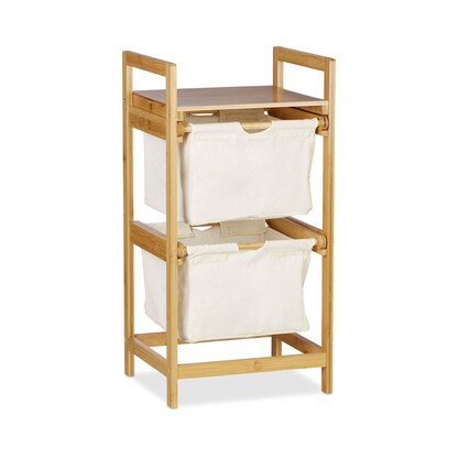 Artikelbild für relaxdays Wäschesortierer hellbraun, 1 St., Artikelnummer 393221