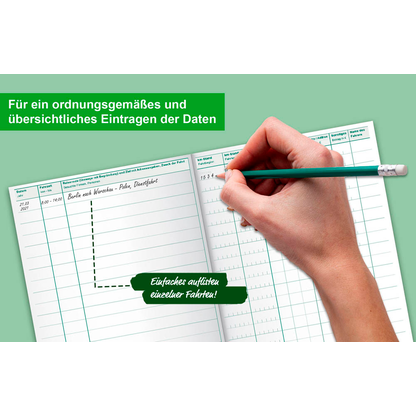 Artikelbild 6 für RNK-Verlag Fahrtenbuch, Pkw mit Kraftstoffverbrauch Formularbuch 3120, 1 St., Artikelnummer 620505