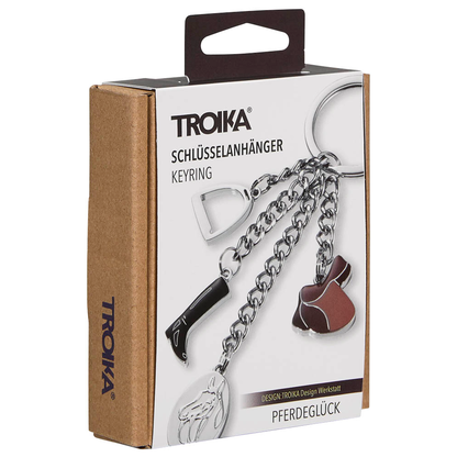 Artikelbild 2 für TROIKA® Schlüsselanhänger PFERDEGLÜCK braun, Artikelnummer 665889
