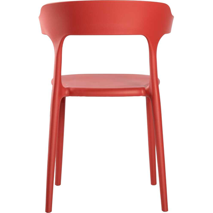 Artikelbild 3 für LÜLLMANN Besucherstuhl 230813 rostrot Kunststoff, 1 St., Artikelnummer 791059
