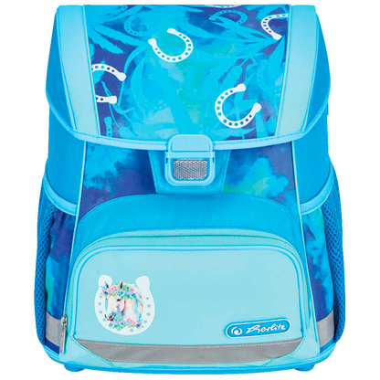 Artikelbild 3 für herlitz Schulranzen-Set Loop Plus Lucky Horse Kunstfaser grün, Artikelnummer 556336