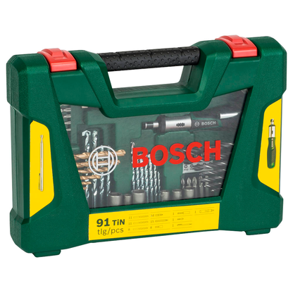 Artikelbild 2 für BOSCH Bohrer- und Bit-Set V-Line, 91-teilig, Artikelnummer 227429