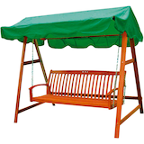 Artikelbild 1 für Garden Pleasure Hollywoodschaukel MIAMI braun Holz, Artikelnummer 379341