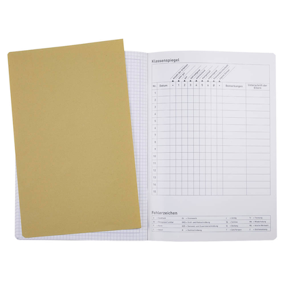 Artikelbild 3 für herlitz Schulheft x.book Lineatur 40 kariert DIN A4 Rand rundum, 16 Blatt, 1 St., Artikelnummer 891293