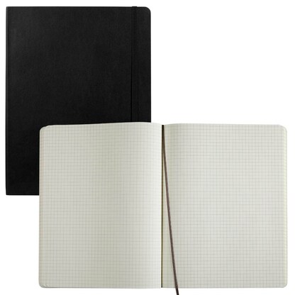 Artikelbild für MOLESKINE Notizbuch Classic Collection flexibler Einband ca. DIN A4 kariert, schwarz Softcover 192 Seiten, 1 St., Artikelnummer 374227