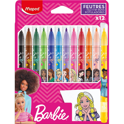 Artikelbild 2 für maped Barbie Filzstifte farbsortiert, 12 St., Artikelnummer 260358