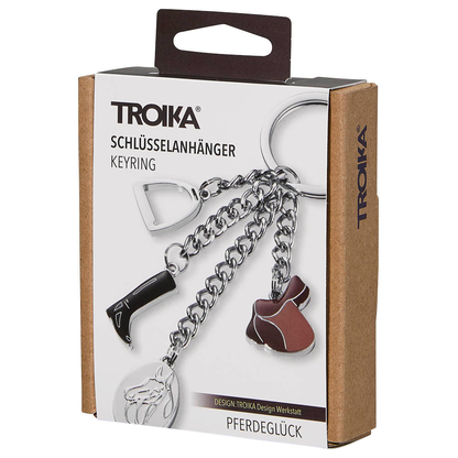 Artikelbild 3 für TROIKA® Schlüsselanhänger PFERDEGLÜCK braun, Artikelnummer 665889