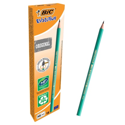 Artikelbild für BIC ECOlutions EVOLUTION 650 Bleistifte HB grün, 12 St., Artikelnummer 820840