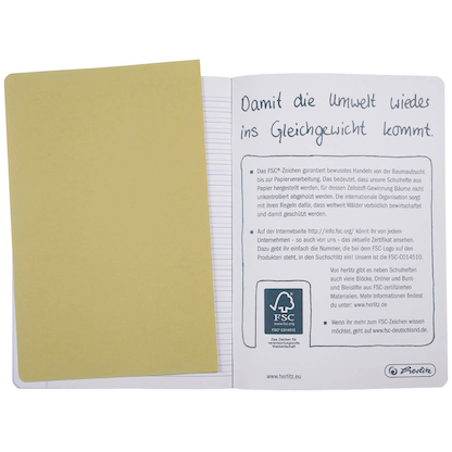 Artikelbild 4 für herlitz Schulheft x.book Lineatur dm liniert DIN A4 ohne Rand, 16 Blatt, 1 St., Artikelnummer 891447