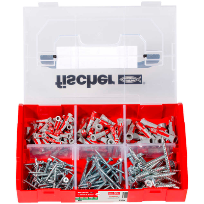 Artikelbild 2 für fischer L-Boxx mini DuoPower 535969 Dübel- und Schrauben-Sortiment, 210-teilig, Artikelnummer 479786