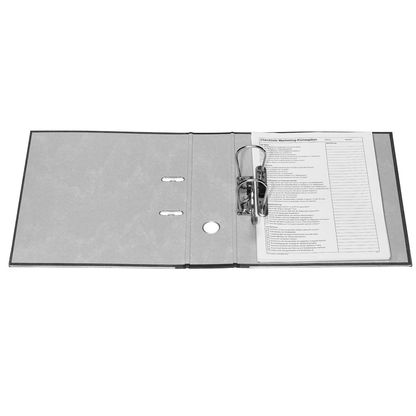 Artikelbild 6 für LEITZ 1080 Ordner schwarz marmoriert Karton 8,0 cm DIN A4, 1 St., Artikelnummer 652354