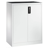 Artikelbild 1 für CP Stahlschrank 8521-000 S10140 lichtgrau 2 Fachböden 93,0 x 50,0 x 120,0 cm, aufgebaut, 1 St., Artikelnummer 414108