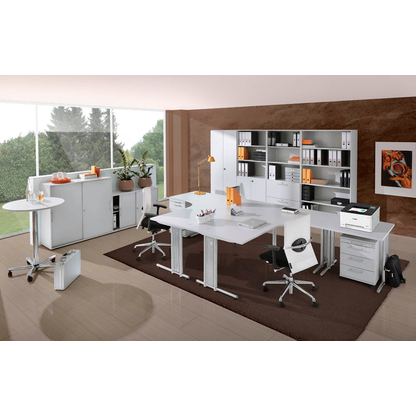 Artikelbild 5 für HAMMERBACHER Thekenaufsatz gerade, lichtgrau 108,0 x 32,0 x 35,0 cm, Artikelnummer 463034