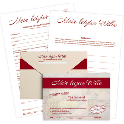 Artikelbild 3 für RNK-Verlag Testament Formulare 2812, 1 St., Artikelnummer 620688