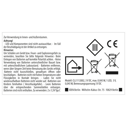 Artikelbild 5 für Idena Grablicht LED rot, 1 St., Artikelnummer 641619
