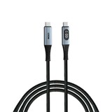 Artikelbild 1 für verbatim Sync & Charge mit Display Ladekabel schwarz, Kabellänge: 1,2 m, 100 W, Artikelnummer 737878