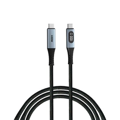 Artikelbild für verbatim Sync & Charge mit Display Ladekabel schwarz, Kabellänge: 1,2 m, 100 W, Artikelnummer 737878