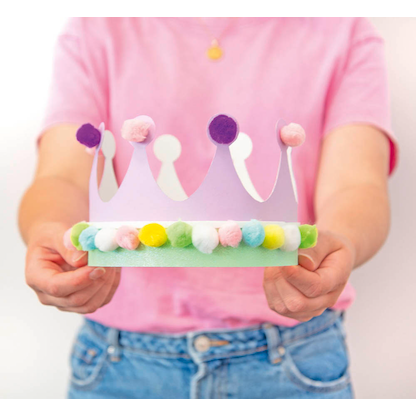 Artikelbild 7 für folia Bastelset Kindermasken weiß, Artikelnummer 478962