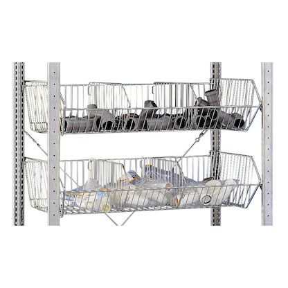 Artikelbild 2 für SCHULTE Drahtkorb für Schwerlastregal silber 95,0 x 50,0 cm, 1 St., Artikelnummer 855114