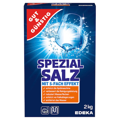 Artikelbild für GUT&GÜNSTIG MIT 5-FACH EFFEKT Spülmaschinensalz 2,0 kg, Artikelnummer 990832