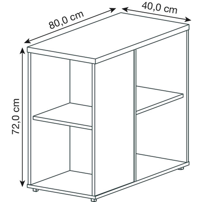 Artikelbild 2 für HAMMERBACHER Altus Standcontainer lichtgrau 40,0 x 80,0 x 72,0 cm, Artikelnummer 347096