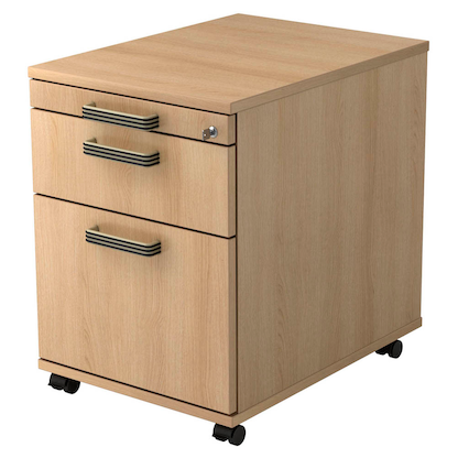 Artikelbild für HAMMERBACHER AC20 SG Rollcontainer eiche 3 Auszüge 42,8 x 58,0 x 59,0 cm, Artikelnummer 860200