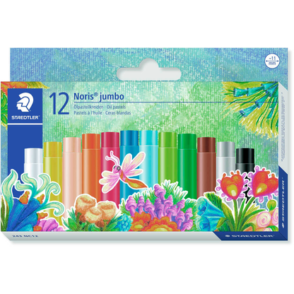 Artikelbild für STAEDTLER Noris® jumbo 243 Ölpastellkreiden farbsortiert 12 St., Artikelnummer 272536