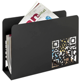 Artikelbild 1 für HAKU Möbel Zeitungsständer 17514 schwarz Metall, DIN A4, Artikelnummer 551327