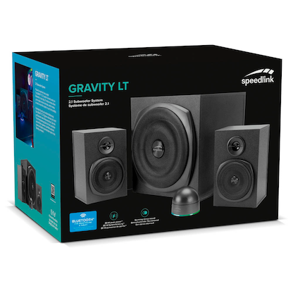 Artikelbild 10 für speedlink Gravity Lautsprechersystem schwarz, Artikelnummer 608713